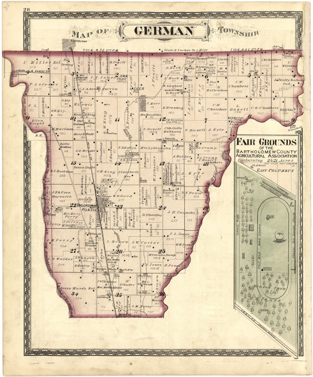 Alte Karte von Berlin, Deutschland, mit den Vergnügungsplätzen markiert zentral, auf Papier gedruckt mit Text oben und unten.